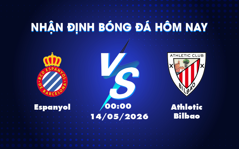 Cuộc đối đầu nảy lửa giữa Espanyol và Athletic Bilbao tại La Liga